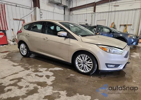 2017 Ford Focus Titanium из США, поврежденный, VIN 1FADP3N25HL329060